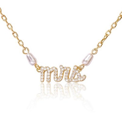 Benevolence LA 14K Gold Dipped MRS Bracelet with Pave Stones