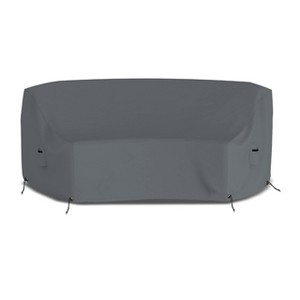 Covers&All Curved Outdoor Couch Cover, 1000D Waterproof, UV-Resistant Patio Furniture Cover - 1 of 4
