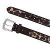 Ariat Women's Western Belt with Cheetah Print Pattern Canvas - 2 of 3