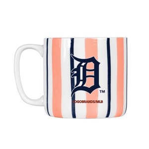 MLB Detroit Tigers Striped Coffee Mug - 16oz - 1 of 1