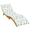 VidaXL Sun Lounger Cushion Leaf Pattern Oxford Fabric - 3 of 4