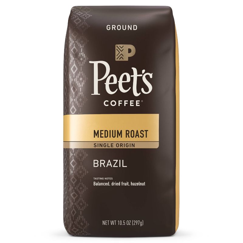 Peet's Brazil Single Origin Medium Roast Ground Coffee, 1 of 13