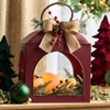 The Lakeside Collection Country Christmas Lanterns LED Trio - Red - 2 of 4