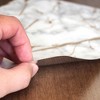 Insten Reflective Marble Design Mouse Pad - Anti-Slip Mat for Wired/Wireless Gaming Computer Mouse, White/Gold - 3 of 4