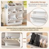 RISOKEYS Narrow Shoe Cabinet with 6 Flip Drawers - Adjustable Shelves & Partitions,Space-Saving with Anti-Tip for Entryway,Hallway, Apartment - 4 of 4