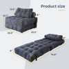 GustoWave Folding Sofa Bed, Convertible Sleeper Chair with Pillow Comfy Mattress with Back Support, Portable Fold Out Chair Bed - 2 of 4
