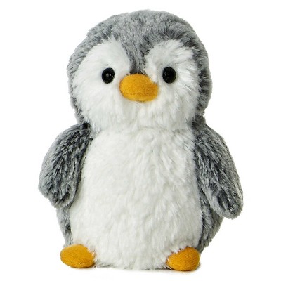 Aurora Pompom Penguin 6 Grey Stuffed Animal : Target