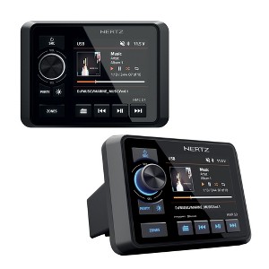 Hertz HMR-50 3-zone Receiver 3.5" color TFT IPS display with HMC-D1 Remote Control with display 13 PIN - 1 of 3