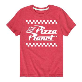 Boys' Toy Story Pizza Planet Short Sleeve Graphic T-Shirt - Heather Red