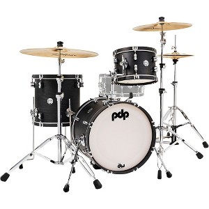 PDP by DW Concept Classic 3-Piece Bop Kit with Ebony Hoops Ebony - 1 of 4