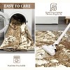 Washable Rug Modern Marble Rug, Ultra-Thin Area Rug for Living Room with Non Slip, Boho Marble Pattern Area Rug for Kitchen - 3 of 4