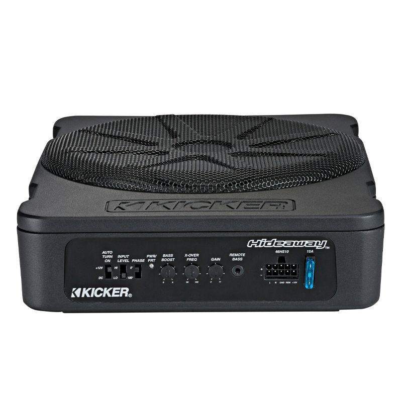 Kicker 46HS10 Hideaway Compact Powered 10" Subwoofer Enclosure, 3 of 14