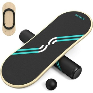 Wobble Board & Stability Trainer, 7 Adjustable Modes with Stoppers for Physical Therapy, Improve Balance, Exercise - 1 of 4