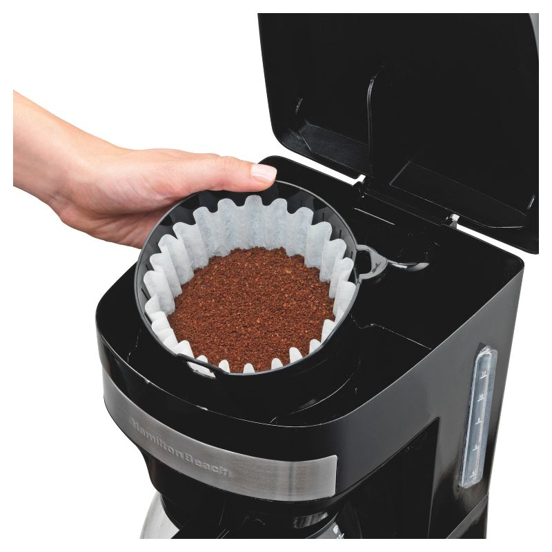 Hamilton Beach 12 Cup Programmable Coffee Maker - Black - 46290, 3 of 14