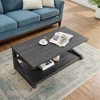 VYNXARIA 48-Inch Unique Solid Wood Coffee Table with Storage - Modern Geometric Design - 2 of 4