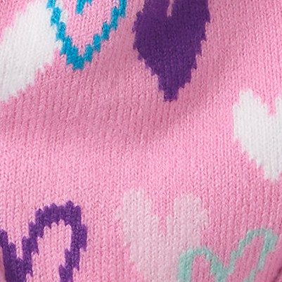 prism pink doodle heart