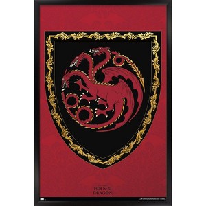 Trends International House of the Dragon - Shield Framed Wall Poster Prints - 1 of 4