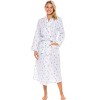 ADR Women's Lightweight Cotton Robe, Cozy Summer Bathrobe for Her - 3 of 4
