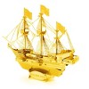 Model Kit Golden Hind Galleon Gold Version (Moderate Difficulty) Steel Model Kit by Metal Earth - 2 of 4