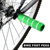 Unique Bargains Universal Aluminum Alloy BMX MTB Bicycle Rear Foot Pegs Footrests for 3/8" Axles 4 Pcs - 3 of 4