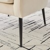PAGED Modern Upholstered Accent Chair, Comfy Armchair with Open Back, Barrel Reading Chair with Metal Legs for Living Room - 4 of 4