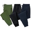 Men’s 3 Pack Ultra Soft Joggers With Zipper Pockets - 4 of 4