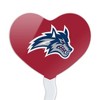 Stony Brook University Primary Logo Heart Love Cupcake Picks Toppers Decoration Set of 6 - 2 of 4