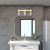 Livex Lighting Quincy 3 - Light Vanity in  Polished Brass - 3 of 4