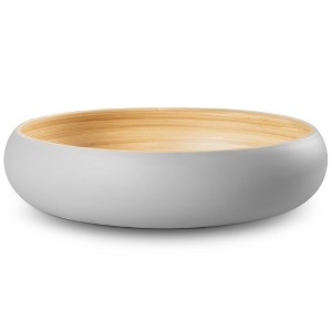 Lexa Bamboo Fruit Bowl, 12 Inch - 1 of 4