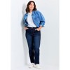 Avenue Petite Butter Denim Straight Leg Jean - 4 of 4