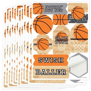 Printable Candy Bar Wrappers Slam Dunk Basketball Sports Blue White Baby  Shower Chocolate Bar Labels Instant Download 