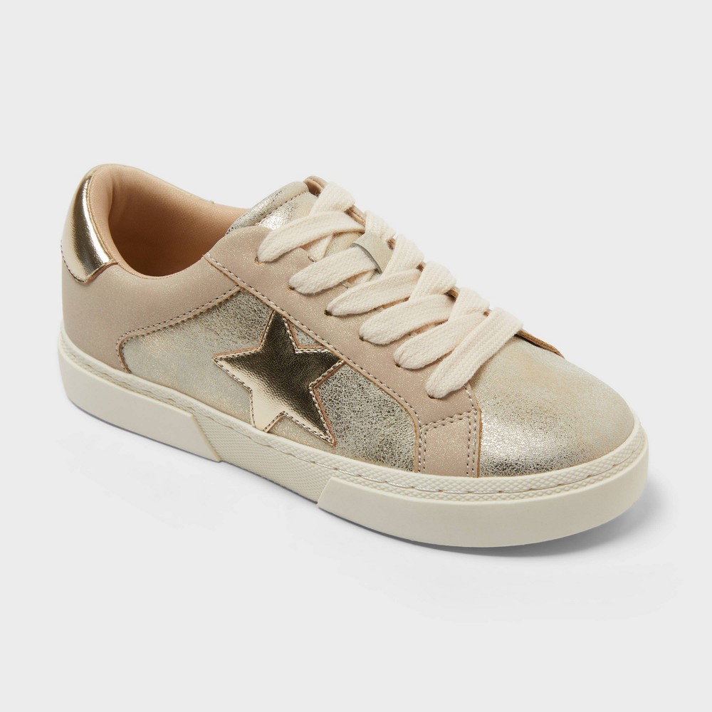 Kids' Kaitlyn Court Sneakers - art class™ Beige Gold 1