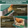 Coucheta Chicken Nesting Boxes - Available in Multiple Styles (Bracket Leg/Two-Tier/Wall Mount) & Compartments (6/8/10) for Easy Egg Collection. - 3 of 4