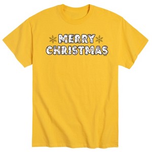 Men's - Winnie the Pooh - Merry Christmas Characters Short Sleeve Graphic T-Shirt - 1 of 4