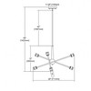 Elk Home Delphine 6 - Light Chandelier in  Oil Rubbed Bronze - 2 of 4