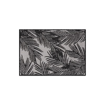 World Rug Gallery Contemporary Distressed Leaves Textured Flat Weave Indoor/Outdoor Area Rug