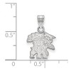 Black Bow Jewelry 14k White Gold Kentucky Wildcats NCAA Small Pendant - 2 of 3