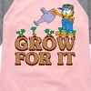 Girls' - Garfield - Grow For It Shirt Tail Raglan Graphic T-shirt - 2 of 4