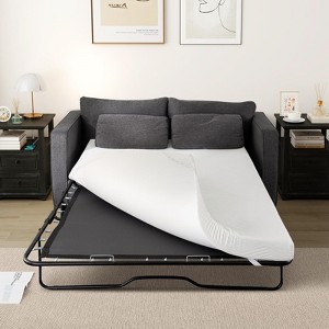 Vipbear Cool Gel Memory Foam Sofa Bed Mattress Replacement CertiPUR-US Certified,Washable Cover Mattress Topper for Sleeper Sofas & Couch Beds - 1 of 4