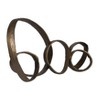 Decorative Object Metal and Aluminum Abstract Looped Rings Metallic Finish for Home or Office - 16" Bronze & Copper - 2 of 4