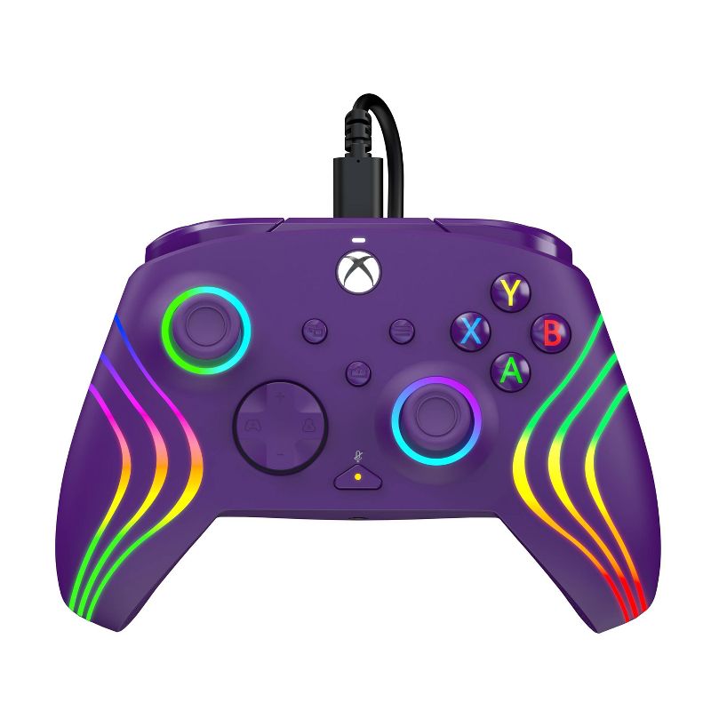 PDP Afterglow Wave Wired Controller for Xbox Series X|S/Xbox One - Purple, 3 of 30