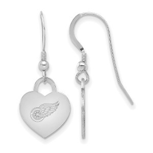 Black Bow Jewelry Sterling Silver  NHL Dangle Earrings - 1 of 4