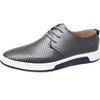 Santimon Men's Oxfords Shoes Casual Lace Up Breathable Formal Dress Mens Slip On Sneakers - 2 of 4