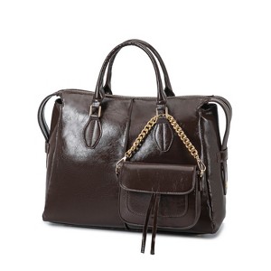 MKF Collection Yareli Women’s Vegan Leather Tote & Mini Crossbody Bag by Mia K - 1 of 4