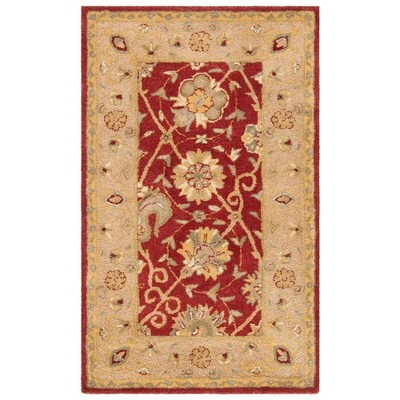 Ikat Ikt506 Hand Tufted Area Rug - Rust - 3'x5' - Safavieh : Target