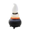 Halloween 5.75 In Cutie Ghost Figurine Halloween Figurine , Lighted Halloween Decor Light Up Cauldron (1PC) - 2 of 3