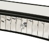 NicBex Half-Moon Shape Console Table with Mirrored Top, Entryway Table with Luted Glass & Knob Drawer, Side Table for Living Room, Entryway - 2 of 4