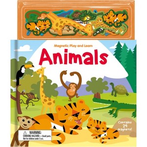 Magnetic Play and Learn Animals - (Magnetic Play & Learn) by  Joshua George (Hardcover) - 1 of 1