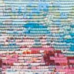light blue/pink