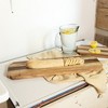 Pieced Rectangle Charcuterie Board Natural Mango Wood by Foreside Home & Garden - 2 of 4